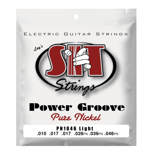 Струны для электрогитары SIT PN946, Power Groove Pure Nickel Rock-n-Roll Hybrid, 9-46 Струны для электрогитары SIT PN946, Power Groove Pure Nickel Rock-n-Roll Hybrid, 9-46