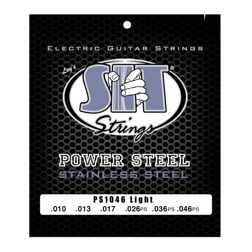 Струны для электрогитары SIT PS1046, Powersteel Stainless Steel Light, 10-46 Струны для электрогитары SIT PS1046, Powersteel Stainless Steel Light, 10-46