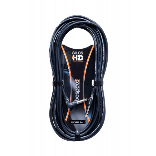 BESPECO HDPJ300 Кабель готовый инструментальный с низким сопр., серия "SILOS HD", JACK 6.3 mono, 3м BESPECO HDPJ300 Кабель готовый инструментальный с низким сопр., серия "SILOS HD", JACK 6.3 mono, 3м
