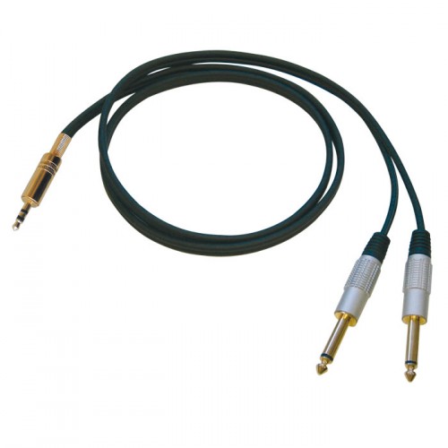 BESPECO RCX300 Кабель готовый инструментальный, серия "EAGLE", JACK stereo - 2 x JACK mono, 3м BESPECO RCX300 Кабель готовый инструментальный, серия "EAGLE", JACK stereo - 2 x JACK mono, 3м