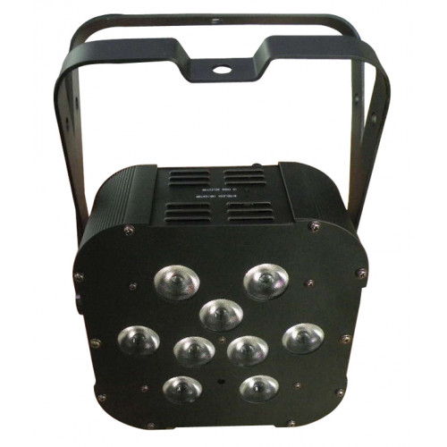HIGHENDLED YHBL-001T-3W-9 Световой прибор PAR64, 9 x 3Вт 3-в-1 LED's, литиевый аккум. на 6ч работы HIGHENDLED YHBL-001T-3W-9 Световой прибор PAR64, 9 x 3Вт 3-в-1 LED's, литиевый аккум. на 6ч работы