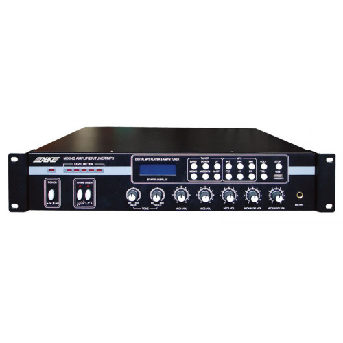 ABK PA-2306 Компактный радиоузел, 70/100В, 60Вт канал, вход:5 мик, 1 AUX, цифр AM/FM тюнер, MP3, USB ABK PA-2306 Компактный радиоузел, 70/100В, 60Вт канал, вход:5 мик, 1 AUX, цифр AM/FM тюнер, MP3, USB