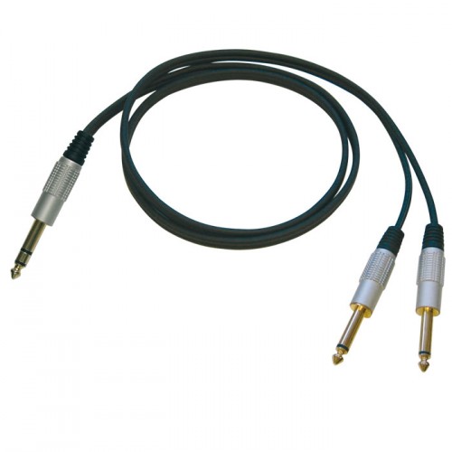 BESPECO RCY300 Кабель готовый, серии "EAGLE", JACKstereo 6.3мм (SS60)- 2 x JACKmono 6.3мм (S60), 3м BESPECO RCY300 Кабель готовый, серии "EAGLE", JACKstereo 6.3мм (SS60)- 2 x JACKmono 6.3мм (S60), 3м