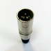INLINE XLR-MS Разъем XLR-M, 3 пин, колпачок металлический, для кабеля D7 мм (SVP555S-M-3)
