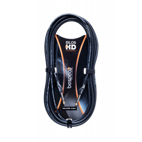 BESPECO HDJJ300 Кабель готовый инструментальный с низким сопр., серия "SILOS HD", JACK 6.3 mono, 3м BESPECO HDJJ300 Кабель готовый инструментальный с низким сопр., серия "SILOS HD", JACK 6.3 mono, 3м