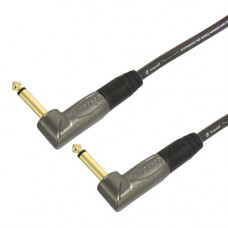 BESPECO TT50PP Кабель готовый инструментальный "TITANIUM TECH", JACK mono 90° - JACK mono 90°, 0,5м BESPECO TT50PP Кабель готовый инструментальный "TITANIUM TECH", JACK mono 90° - JACK mono 90°, 0,5м