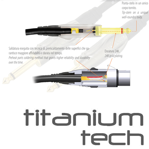 BESPECO TT50PP Кабель готовый инструментальный "TITANIUM TECH", JACK mono 90° - JACK mono 90°, 0,5м BESPECO TT50PP Кабель готовый инструментальный "TITANIUM TECH", JACK mono 90° - JACK mono 90°, 0,5м