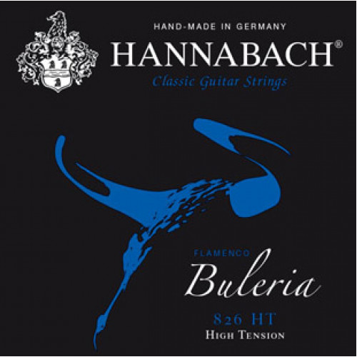 826HT Blue BULERIA FLAMENCO Комплект струн для классической гитары нейлон/посеребренные Hannabach 826HT Blue BULERIA FLAMENCO Комплект струн для классической гитары нейлон/посеребренные Hannabach