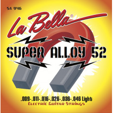 SA946 Super Alloy 52 Комплект струн для электрогитары 009-046 La Bella SA946 Super Alloy 52 Комплект струн для электрогитары 009-046 La Bella