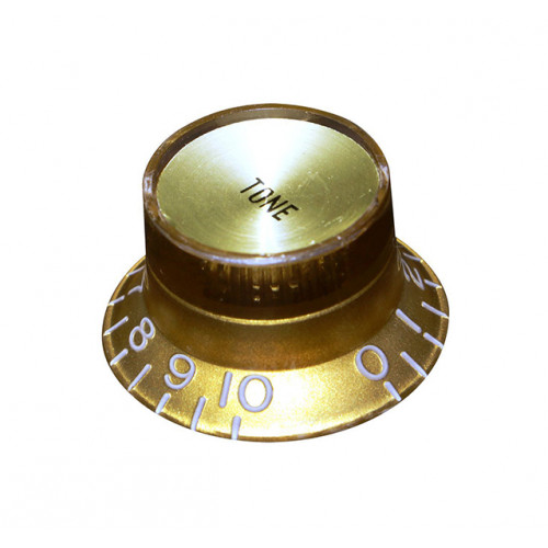 KG-130TI Ручка потенциометра, Tone, золото, дюймы, Hosco