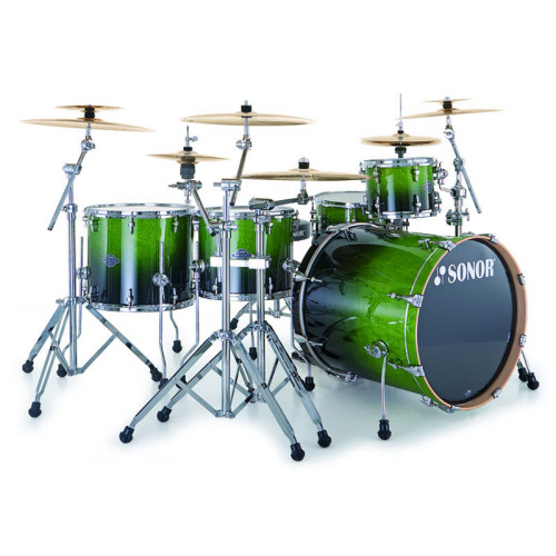 17210521 ESF 11 Stage S Drive Set NM 13072 Essential Force Барабанная установка, зеленая, б/к, Sonor 17210521 ESF 11 Stage S Drive Set NM 13072 Essential Force Барабанная установка, зеленая, б/к, Sonor