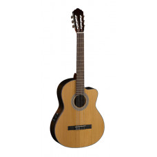 AC250CF-NAT Classic Series Классическая гитара со звукоснимателем, с вырезом, цвет натуральный, Cort AC250CF-NAT Classic Series Классическая гитара со звукоснимателем, с вырезом, цвет натуральный, Cort
