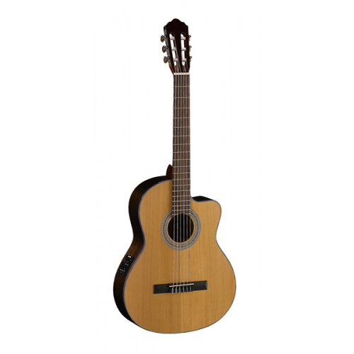 AC250CF-NAT Classic Series Классическая гитара со звукоснимателем, с вырезом, цвет натуральный, Cort AC250CF-NAT Classic Series Классическая гитара со звукоснимателем, с вырезом, цвет натуральный, Cort
