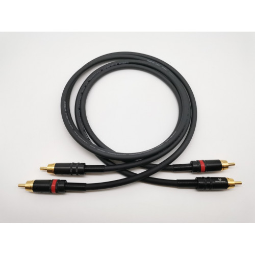 E36-2RCA-2RCA-0100-0 Кабель аудио 2хRCA-2хRCA, 1м, ZZcable