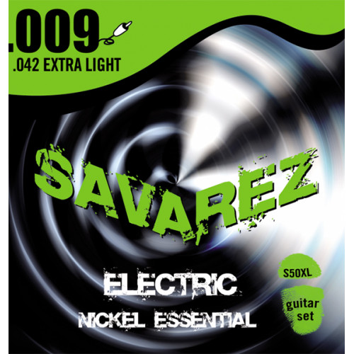 S50XL Essential Комплект струн для электрогитары, никелированные, 9-42, Savarez