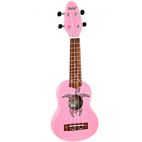 K1-PNK Keiki Укулеле сопранино, розовый, Ortega