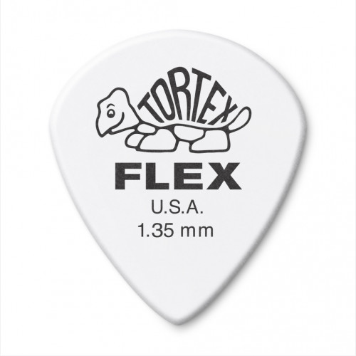 468R1.35 Tortex Flex Jazz III Медиаторы, 72шт, толщина 1.35мм, Dunlop