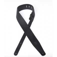 25TL00-DX Thick Leather Кожаный ремень для гитары, 63,5мм, черный, Planet Waves