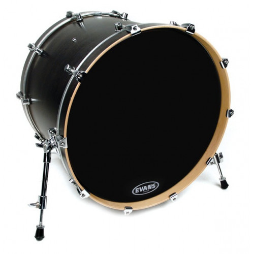BD22RBG Resonant Black Пластик для бас-барабана 22", резонансный, черный, Evans BD22RBG Resonant Black Пластик для бас-барабана 22", резонансный, черный, Evans