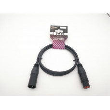 E2-XLR-M-F-0060-0 Кабель микрофонный 0.6м, ZZcable E2-XLR-M-F-0060-0 Кабель микрофонный 0.6м, ZZcable