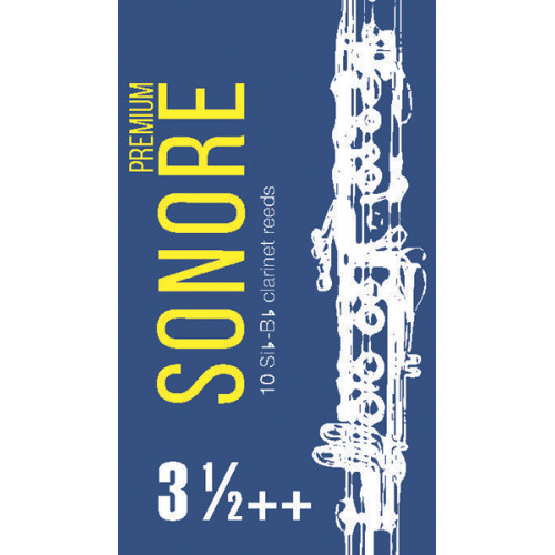 FR16C008 Sonore Трости для кларнета inB/inA № 3,5++ (10шт), FedotovReeds