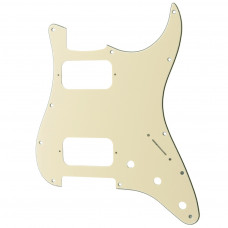 MX2248CM Защитная накладка электрогитары Fender Stratocaster HH, 3 слоя, кремовая, Musiclily MX2248CM Защитная накладка электрогитары Fender Stratocaster HH, 3 слоя, кремовая, Musiclily