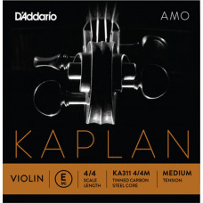 KA311-4/4M Kaplan Amo Отдельная струна E/Ми для скрипки размером 4/4, среднее натяжение, D'Addario