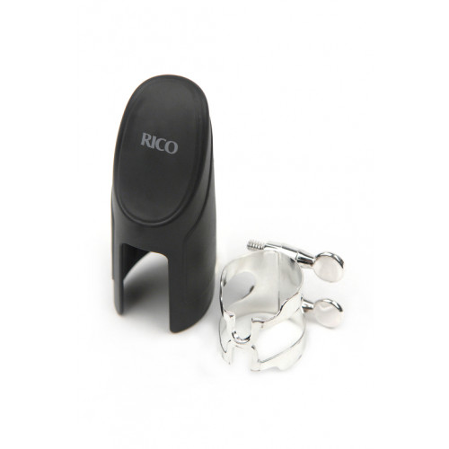 HCL1S H-LIGATURE Лигатура с колпачком для кларнета Bb, посеребренная RICO