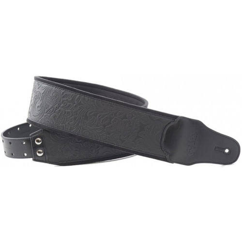8401010100704 Steady Groove B-Sandokan Black Ремень для гитары, RightOn Straps
