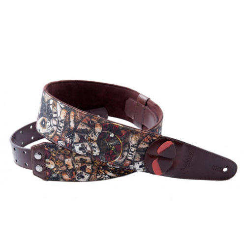 8401070280002 Steady Mojo Lady Luck Unique Ремень для гитары, RightOn Straps