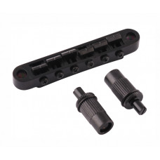 BM-022-BK Бридж Tune-O-Matic, черный, Metallor BM-022-BK Бридж Tune-O-Matic, черный, Metallor