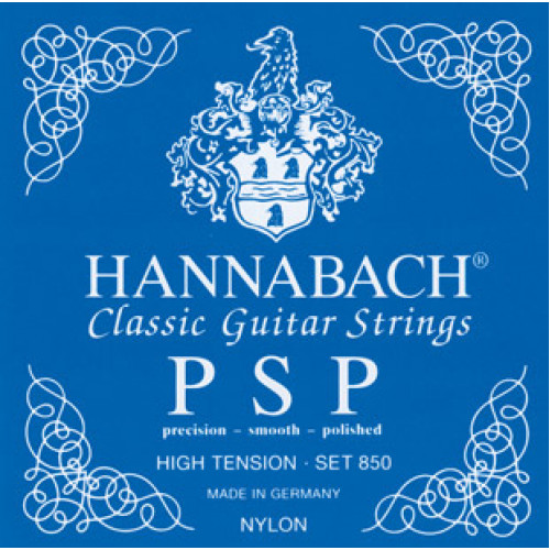 850HT Blue PSP Комплект струн для классической гитары нейлон/посеребренные Hannabach 850HT Blue PSP Комплект струн для классической гитары нейлон/посеребренные Hannabach