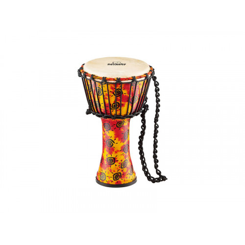 NINO-PDJ1-S-G Джембе 8", пластик, натуральная кожа, Nino Percussion