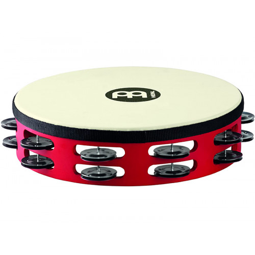 TAH2BK-R-TF Touring Тамбурин 10", с пластиком, 2 ряда бубенцов, красный, Meinl