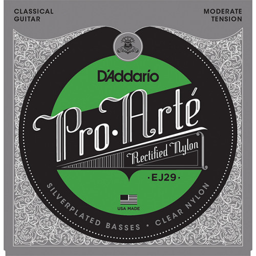 EJ29 CLASSIC Струны для классической гитары нейлоновые Moderate D`Addario