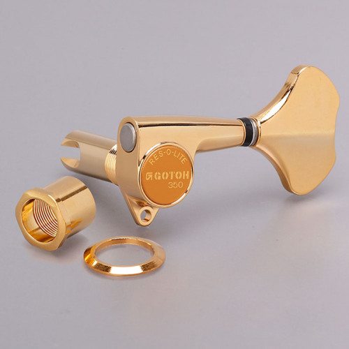 GB350-GG-L2+R2 Колки для бас-гитары 2+2, золото, Gotoh