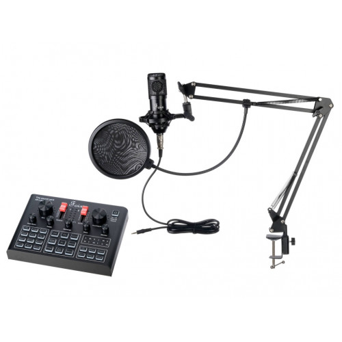 V9Xpro+BM800 Набор для стрима, конференций, игровой, студийный (микрофон, звуковая карта), Foix V9Xpro+BM800 Набор для стрима, конференций, игровой, студийный (микрофон, звуковая карта), Foix