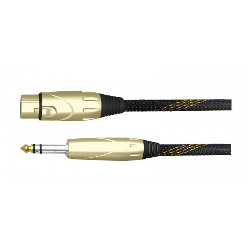 BXJ002-5M Кабель микрофонный, XLR female/6,35мм male, 5м, Soundking