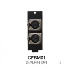 CFBM01 Floor Box Модуль коммутационной коробки 2 х XLR(F) 3р, Soundking