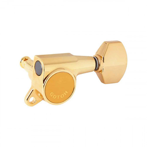 SG381-07-GG-R6 Колки для гитары 6п, золото, Gotoh