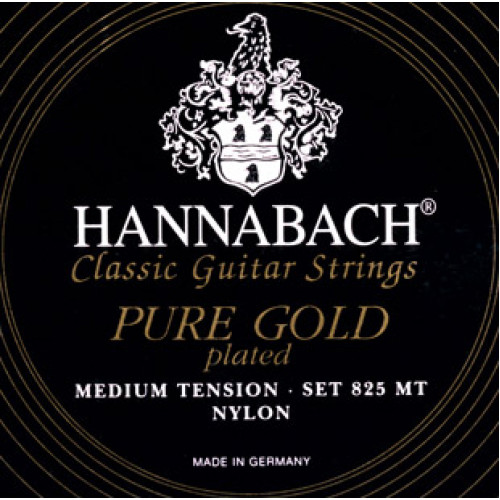 825MT Black PURE GOLD Комплект струн для классической гитары нейлон/позолоченные Hannabach 825MT Black PURE GOLD Комплект струн для классической гитары нейлон/позолоченные Hannabach
