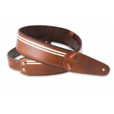 8401070110354 Steady Mojo Race Brown Ремень для гитары, RightOn Straps