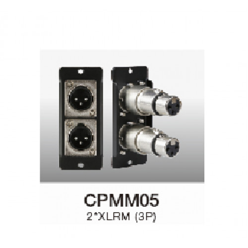 CPMM05 Модуль коммутационной панели CPM101 2 х XLR(M) 3р, Soundking