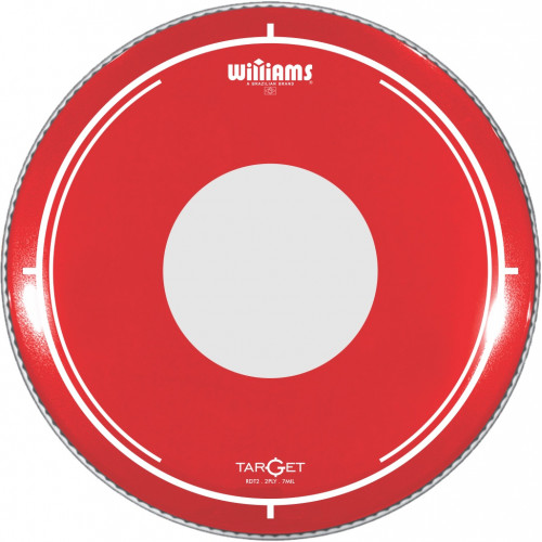 RDT2-7MIL-18 Target Dot Series Red Пластик для бас-барабана 18", красный, Williams
