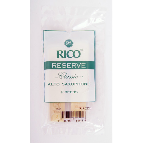 RJR0220 Rico Reserve Трости для саксофона альт, размер 2.0, 2шт, Rico