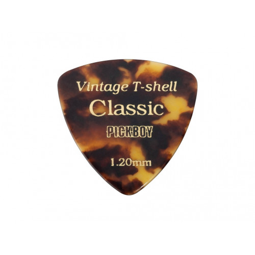GP-54/120 Celluloid Vintage Classic T-Shell Медиаторы 50шт, толщина 1.20мм, Pickboy