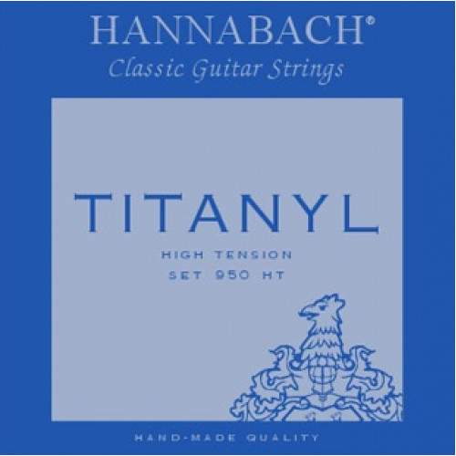 950HT TYTANIL Комплект струн для классической гитары титанил/посеребренные Hannabach 950HT TYTANIL Комплект струн для классической гитары титанил/посеребренные Hannabach