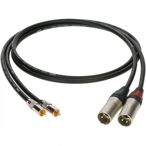 ALPM030 Кабель акустический XLRm-RCA, 3м, 2шт, Klotz