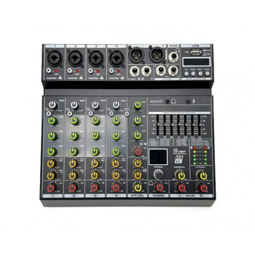 PR6 Микшер, 6 каналов, N-Audio