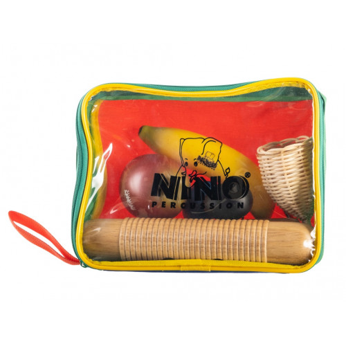 NINOSET4 Набор перкуссии, 8 предметов, в чехле, Nino Percussion